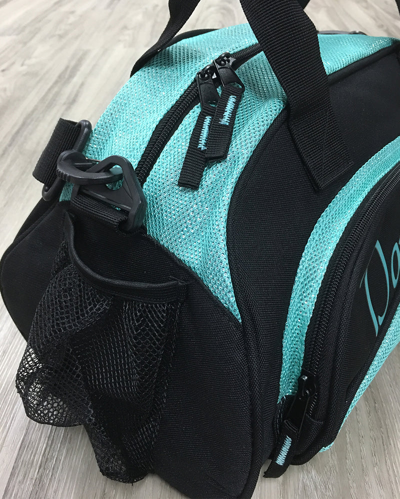 Studio 7, Mini Duffel Bag, Black/Turquoise, DB08 (Dance)