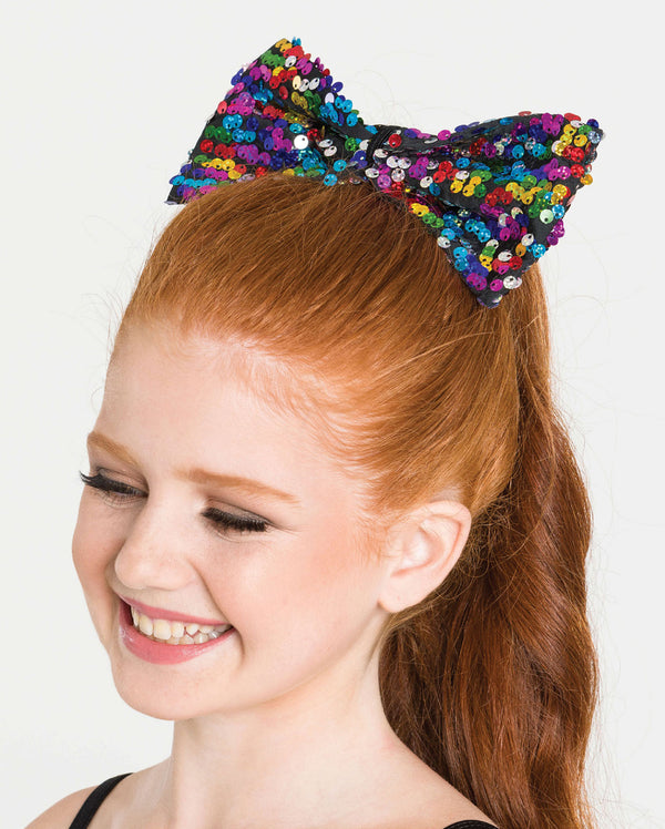 Studio 7, Sequin Bow (9 Colours - 3 Sizes) HB11