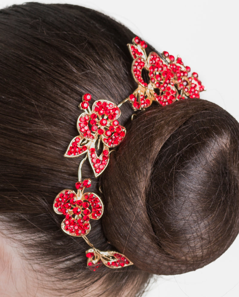 Studio 7, Ruby Hairpiece, Ruby Red, HP13