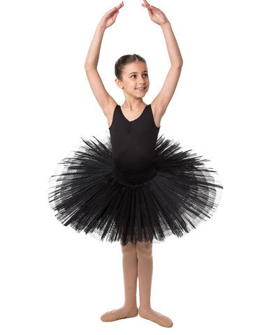 Studio 7 Half Tutu (Practice), Black, Childs, CHHT01