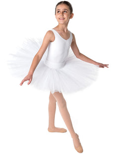 Studio 7 Half Tutu (Practice), White, Childs, CHHT01