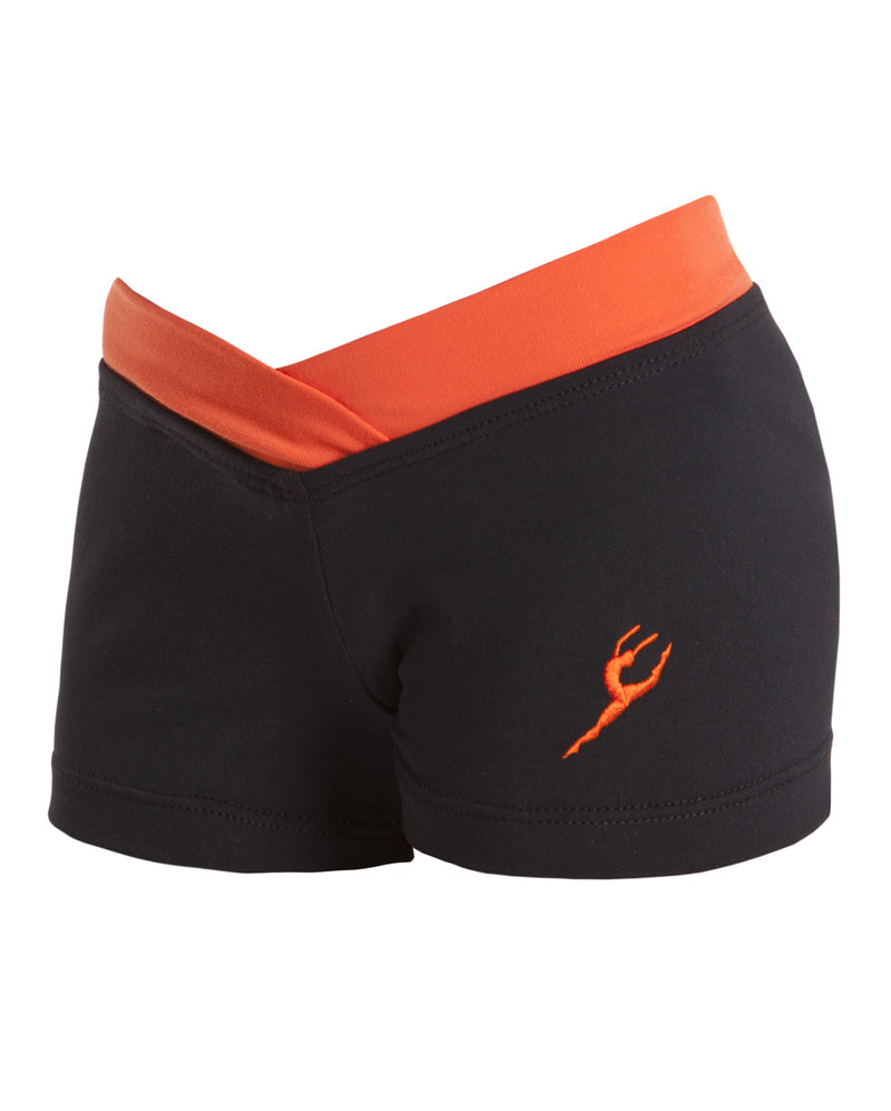 BLACK WITH ORANGE