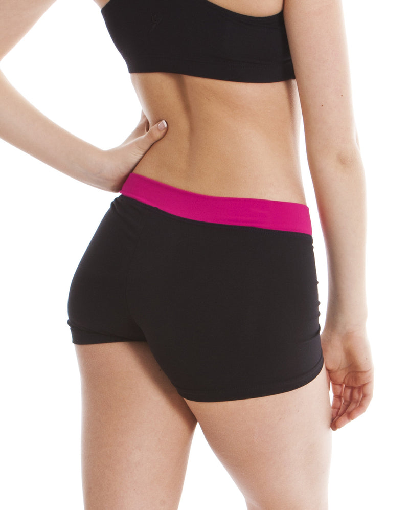 BLACK WITH PUNK PINK