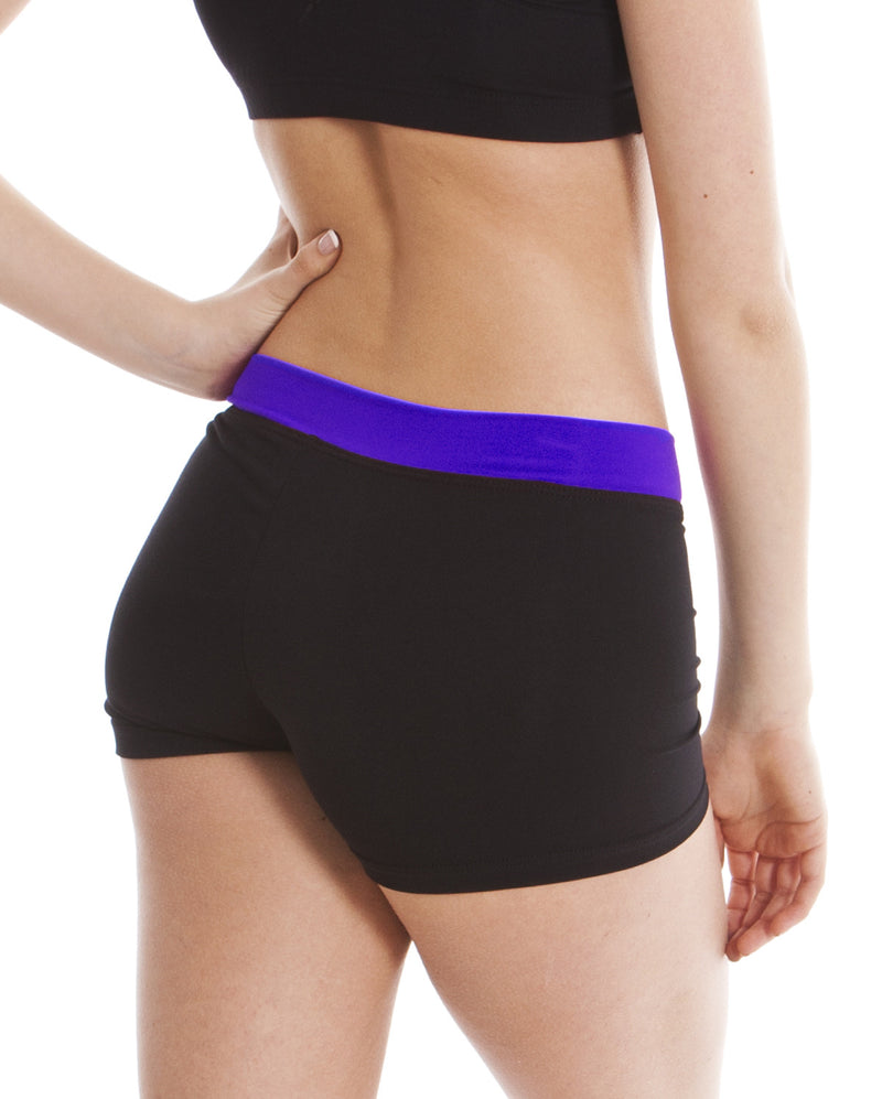 BLACK WITH PARTY PURPLE