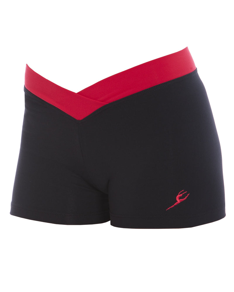 BLACK WITH RED