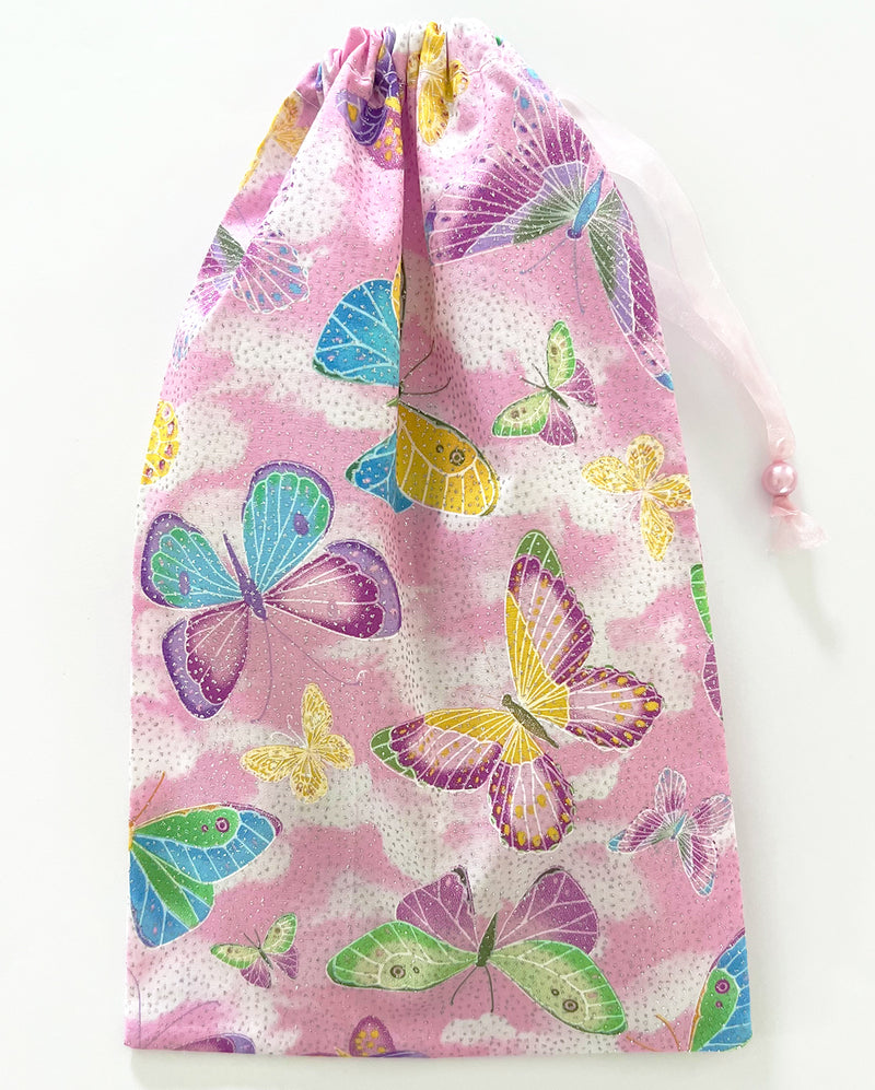 Shoe Bag, Sparkle Butterflies