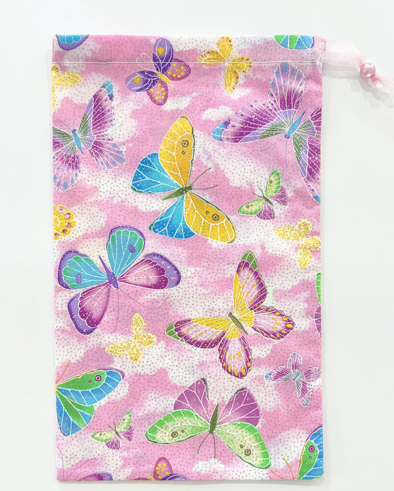 Shoe Bag, Sparkle Butterflies