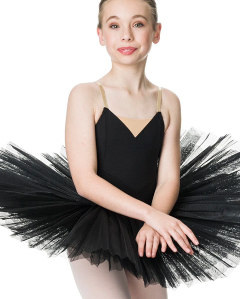 Studio 7, Girls Full Tutu (6 Layer Skirt), Black,  CHTU02