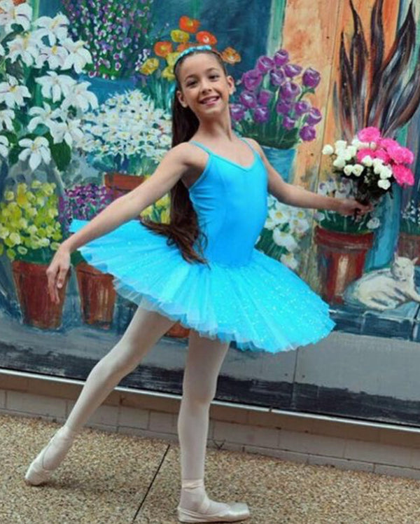 Studio 7, Two Tone Sparkle Tutu, Turquoise/Pale Blue, CHTU03