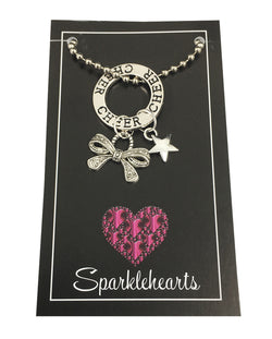 CLEARANCE, Sparklehearts Keepsake - CHEER