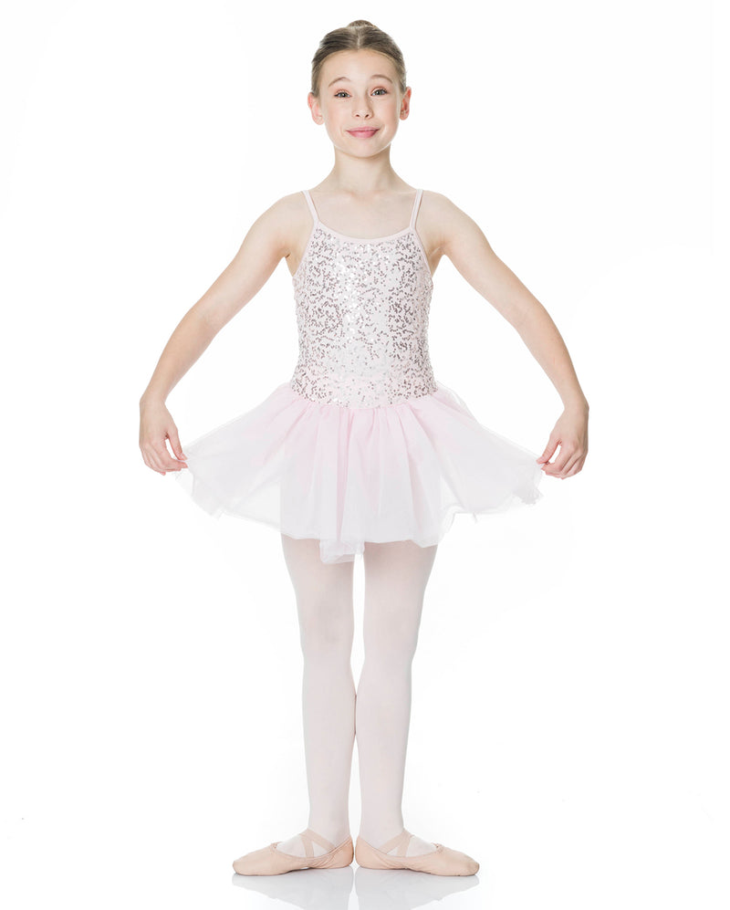 Studio 7, Sequin Tutu Dress, White, Childs, CHTU04