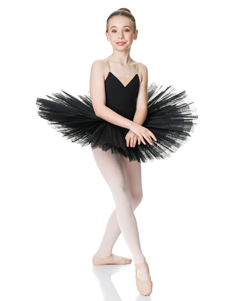 Studio 7, Girls Full Tutu (6 Layer Skirt), Black,  CHTU02