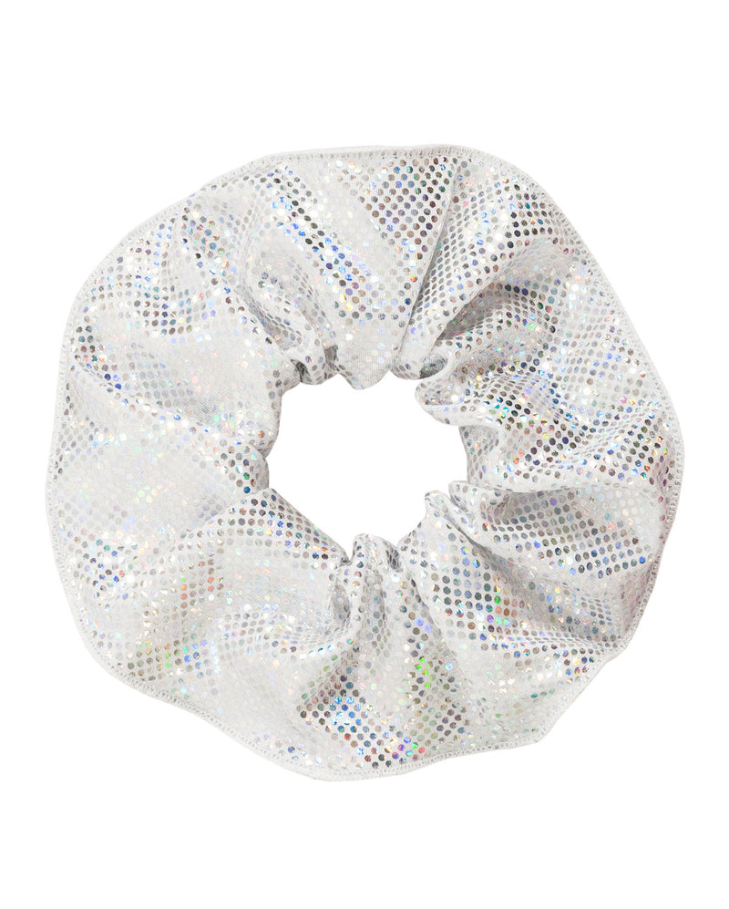 Energetiks Shattered Glass Scrunchie, SILVER, H003G
