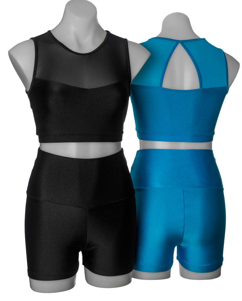 Studio 7, Mesh Crop Top, Adults, ADCT06