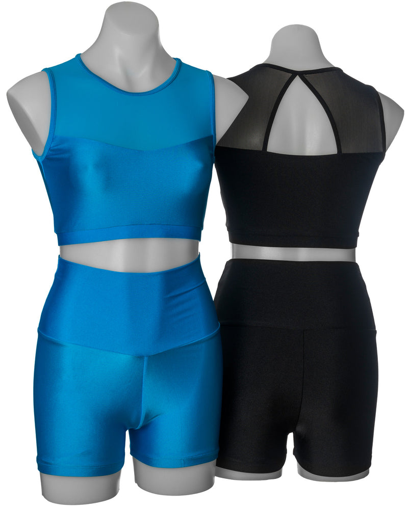 Studio 7, Mesh Crop Top, Adults, ADCT06