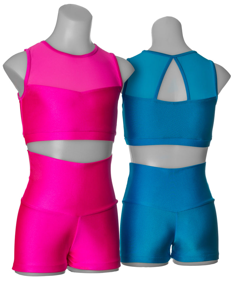 Studio 7, Mesh Crop Top, Adults, ADCT06