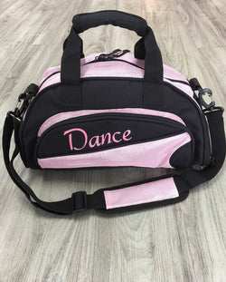Studio 7, Mini Duffel Bag, Black/Pale Pink, DB08 (Dance)