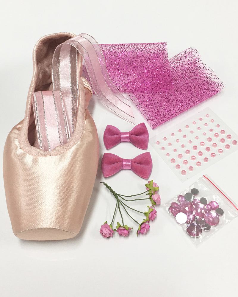 SPECIAL, Pointe Shoe Decorating Kit - Assorted - BUY ONE AND GET ONE FREE - Ready to Ship Now!