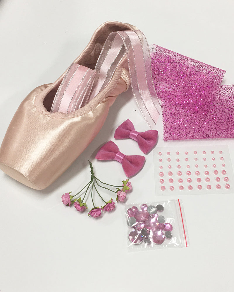 SPECIAL, Pointe Shoe Decorating Kit - Assorted - BUY ONE AND GET ONE FREE - Ready to Ship Now!