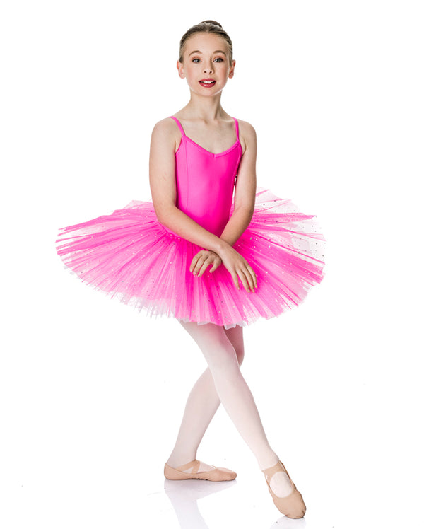 Studio 7, Two Tone Sparkle Tutu, Hot Pink/White, CHTU03